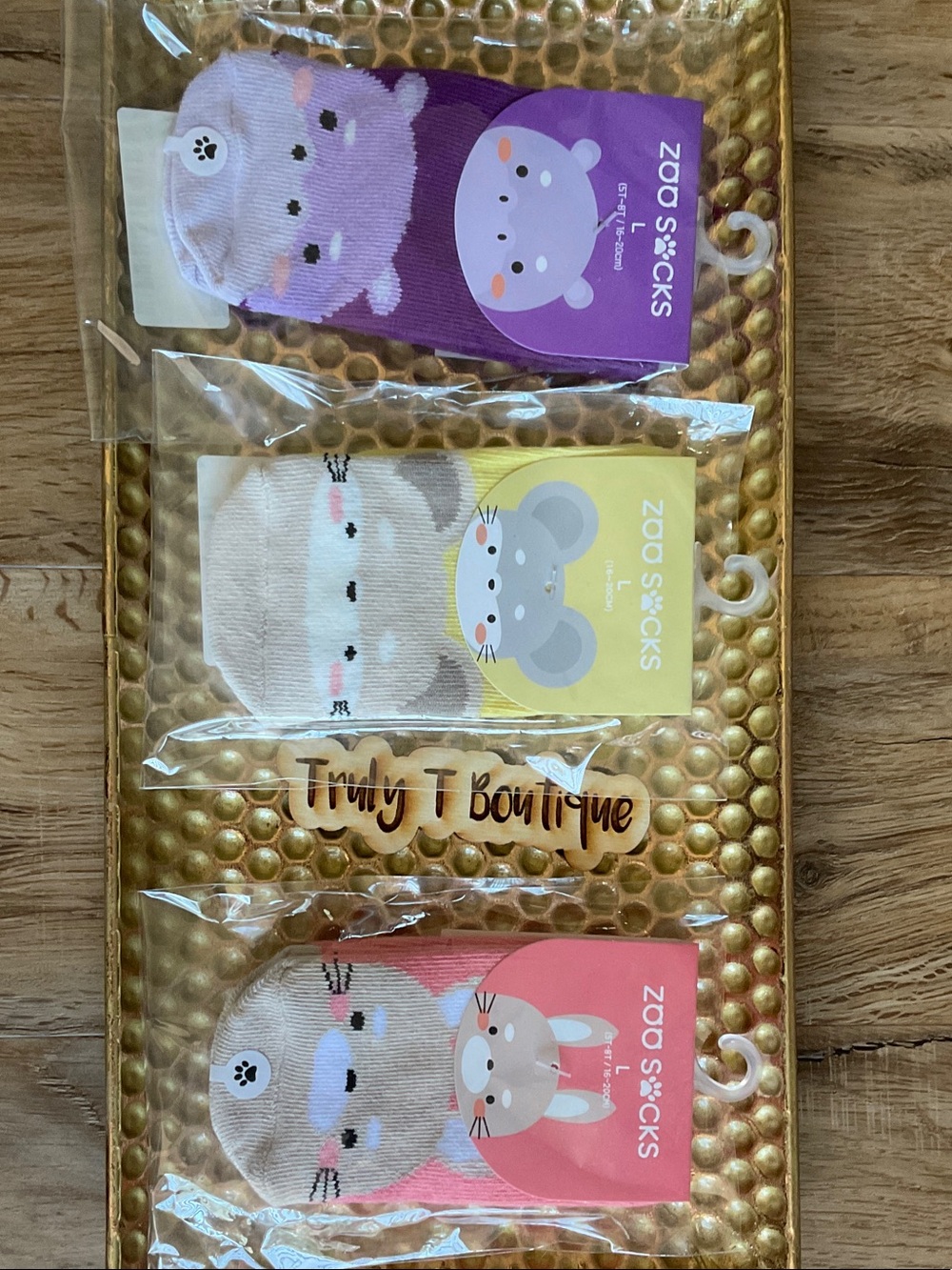 Bundle of 3 kiddos animal zoo socks